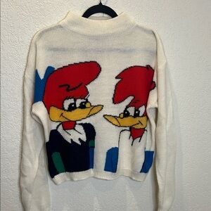 Woody Woodpecker Vintage Knit Sweater